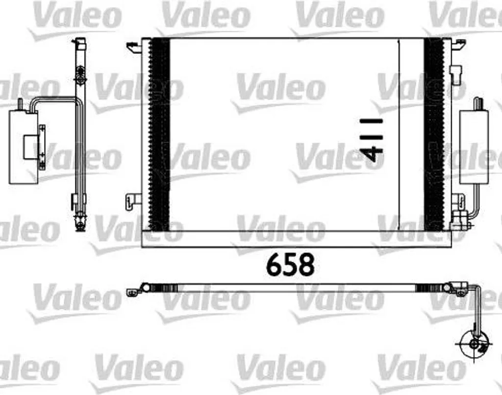 Condensateur de Clim Valeo 817648 pour Signum et Vectra - Qualité OE
