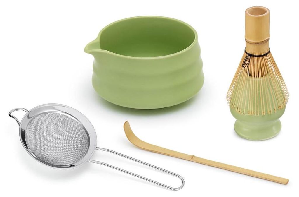 GOURMETmaxx Matcha Set Besen Schale Sieb für Matcha Tee & Produktbild 
