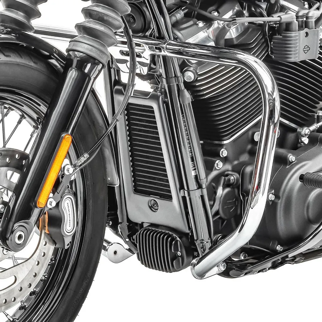 Crash bar Harley Softail 18-25 - Arceau de protection moteur HB4 chrome