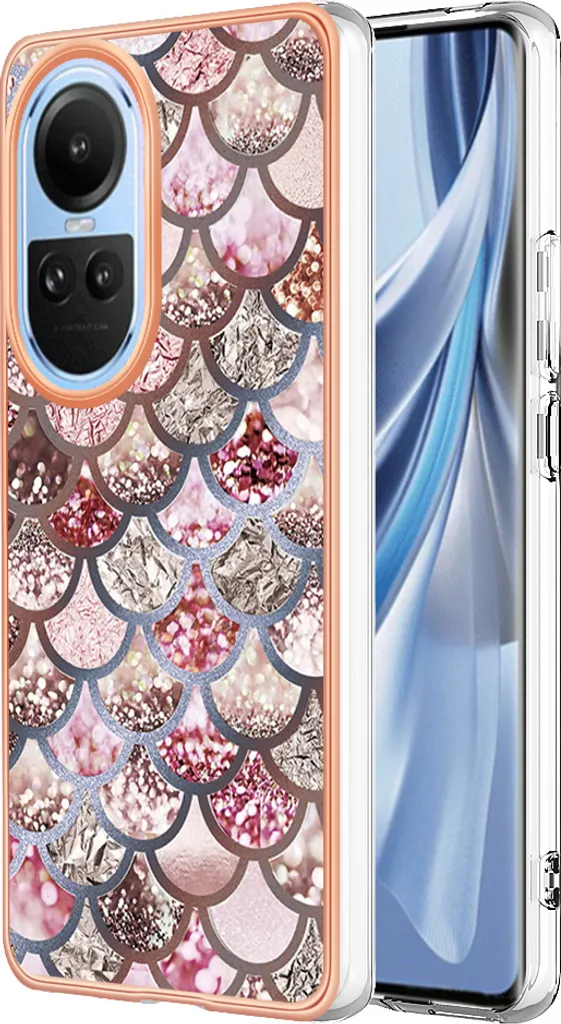 Custodia Oppo Reno10 5G Design Caffè: L'Eleganza del Silicone Antiurto