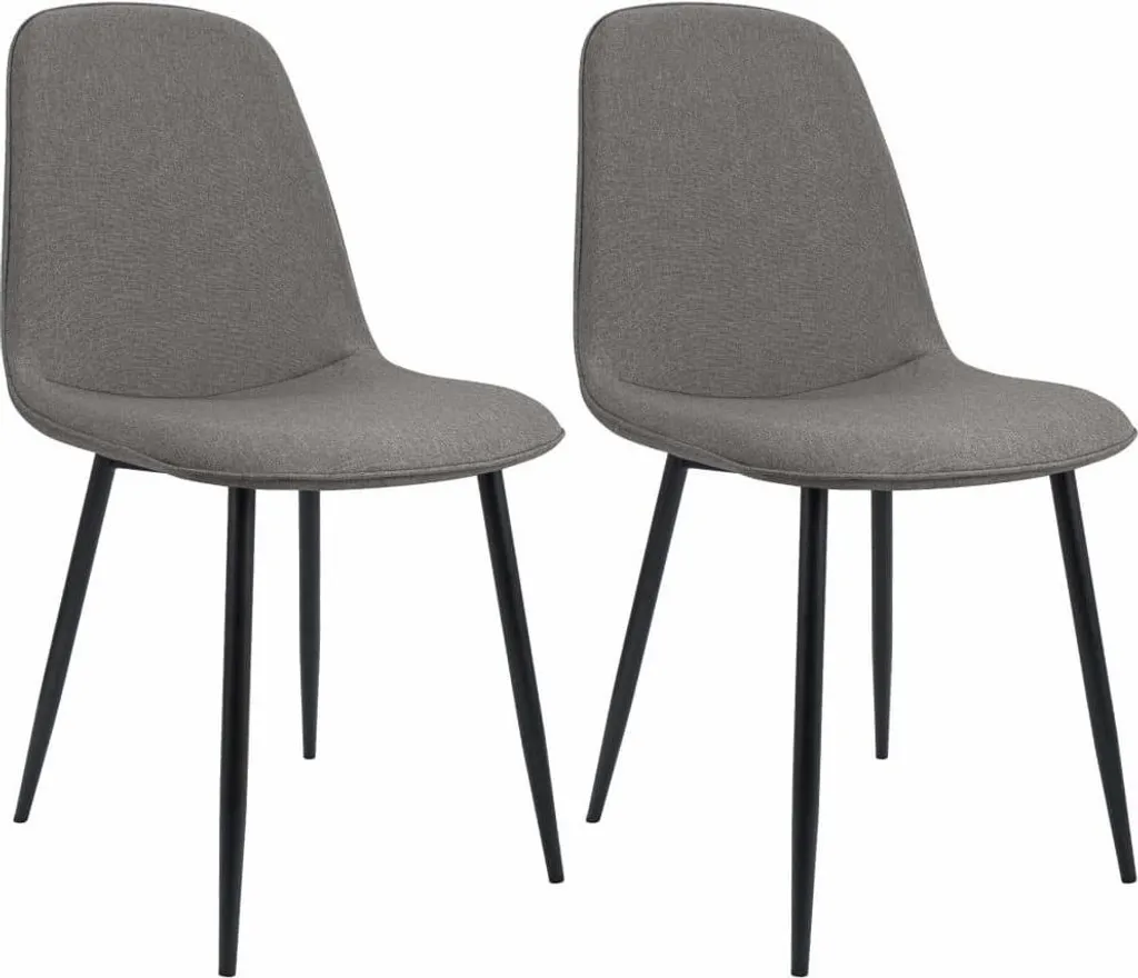 set di 2 sedie per sala da pranzo - Sedie da cucina - Elevato comfort di seduta e robusta struttura in metallo