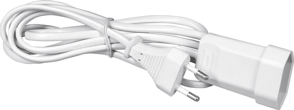 Câble de rallonge Euro 3m, blanc Image du produit 