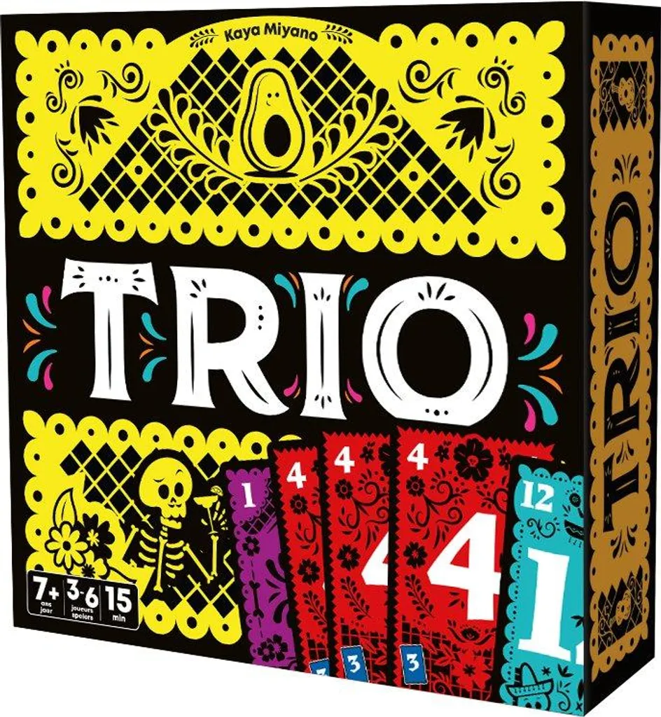 Jeu de société Trio : un jeu de cartes familial pour petits et grands