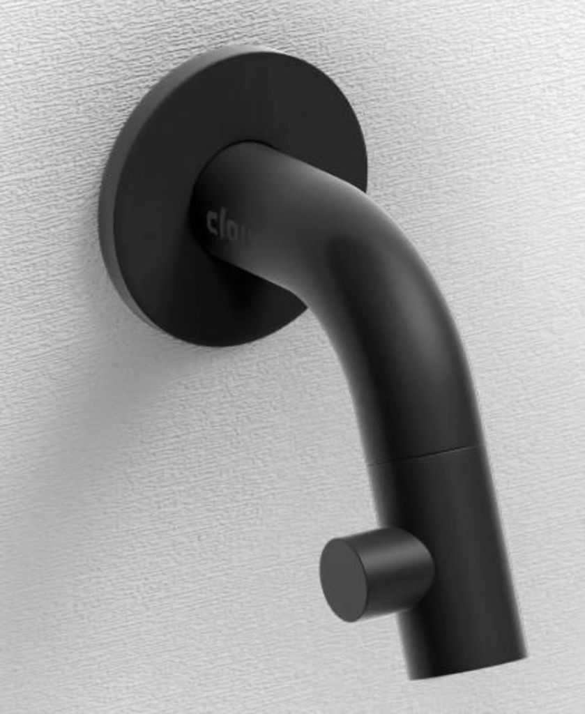 Clou Kaldur Einbau-Waschtischarmatur Abdeckung Mattschwarz Produktbild 