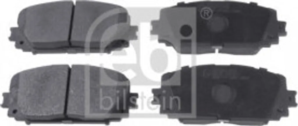Jeu de plaquettes de frein FEBI 116401 pour Toyota Yaris P9 et P13