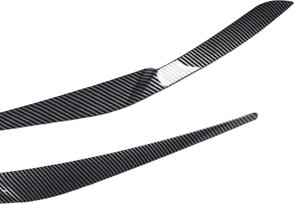 Coppia di sopracciglia per fari anteriori-sinistra-destra-copertura oculare-, ricambio per X5 G05 X6 G06 LCI, modello in fibra di carbonio