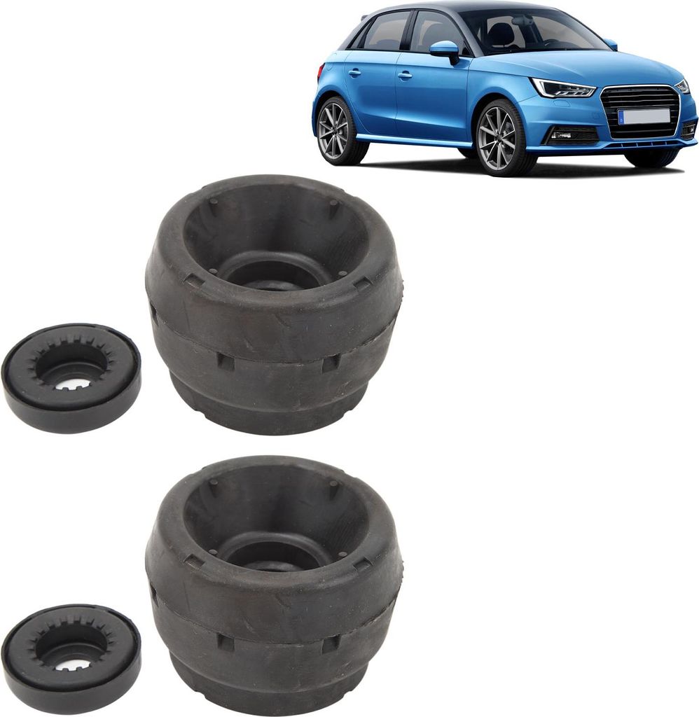 Vordere Stoßdämpfermontage 1J0412331 Federbein-Obermontagebuchse mit 2 Lagern Ersatz für SEAT Ibiza Leon Toledo