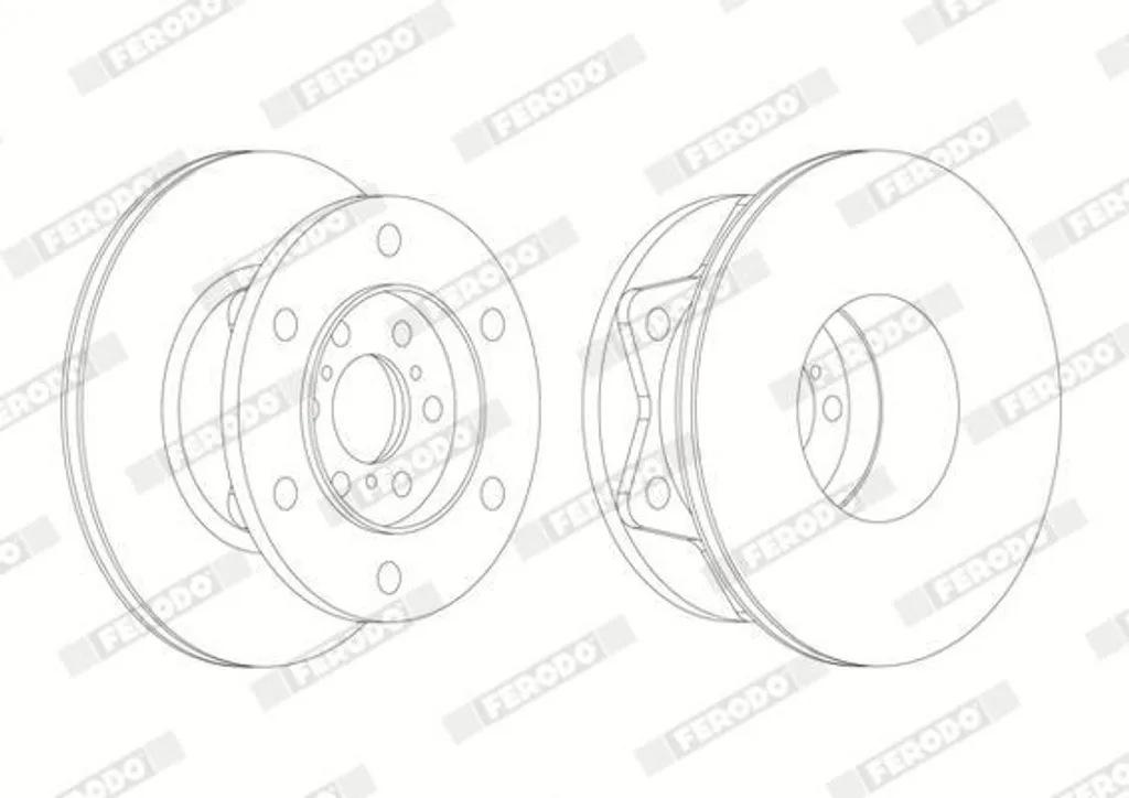 Disque de frein FERODO FCR274A technologie PREMIER haute résistance IVECO - 2