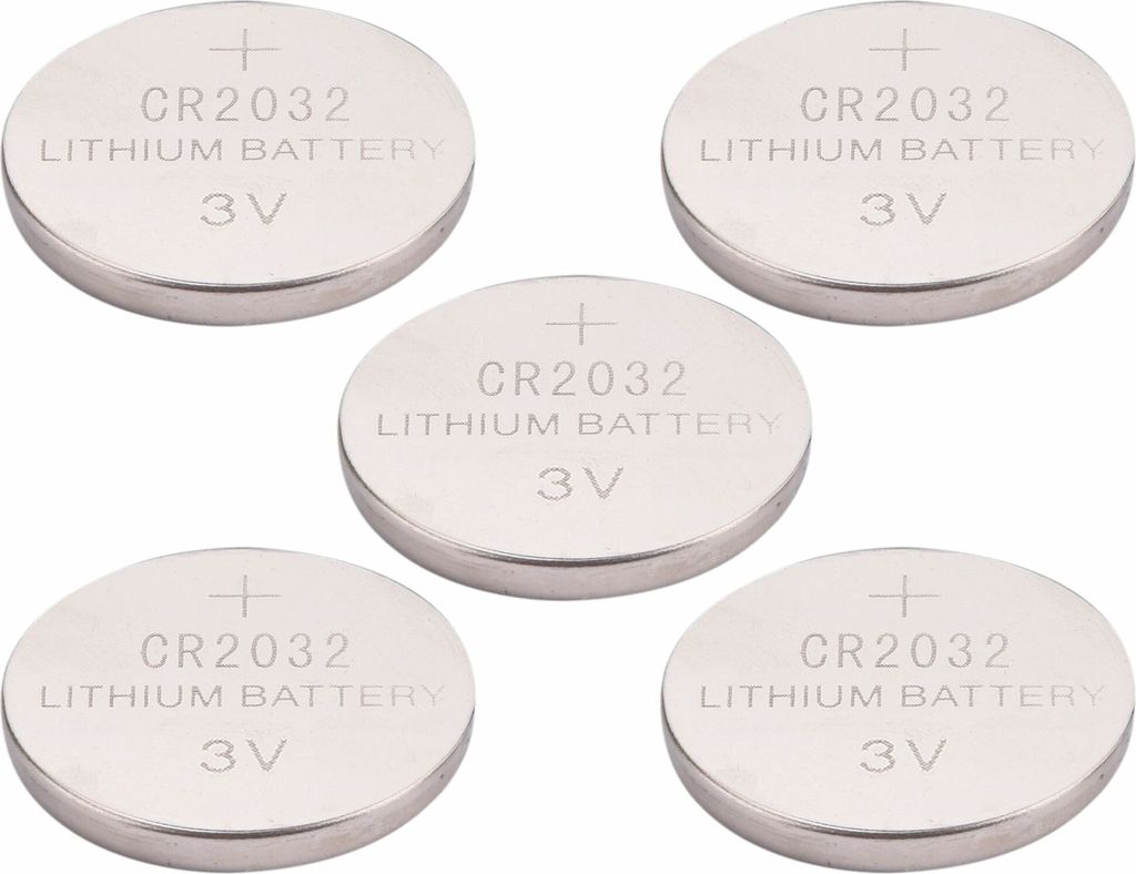 Baterie lithiové, 5ks, 3V (CR2032)