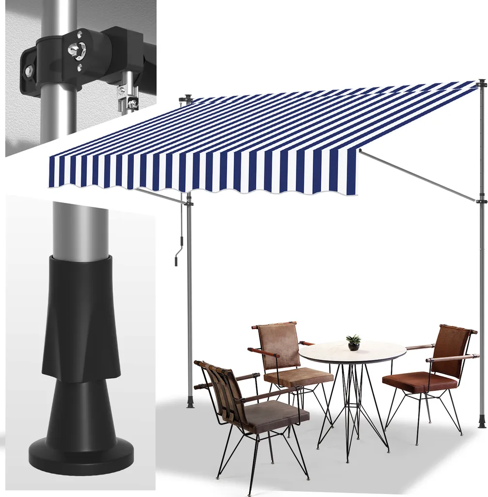 Tenda da Sole per Balcone Jopassy 2M | Ombra e Privacy senza Trapano
