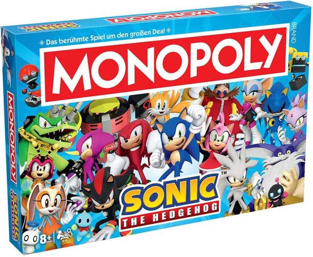 Monopoly - Sonic Gesellschaftsspiel Brettspiel Spiel Produktbild 