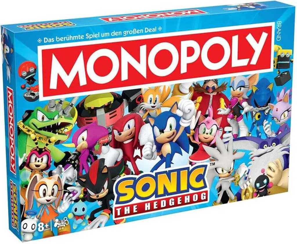 Jeu Monopoly Sonic pour Captiver les Enfants sans Écran à la Maison