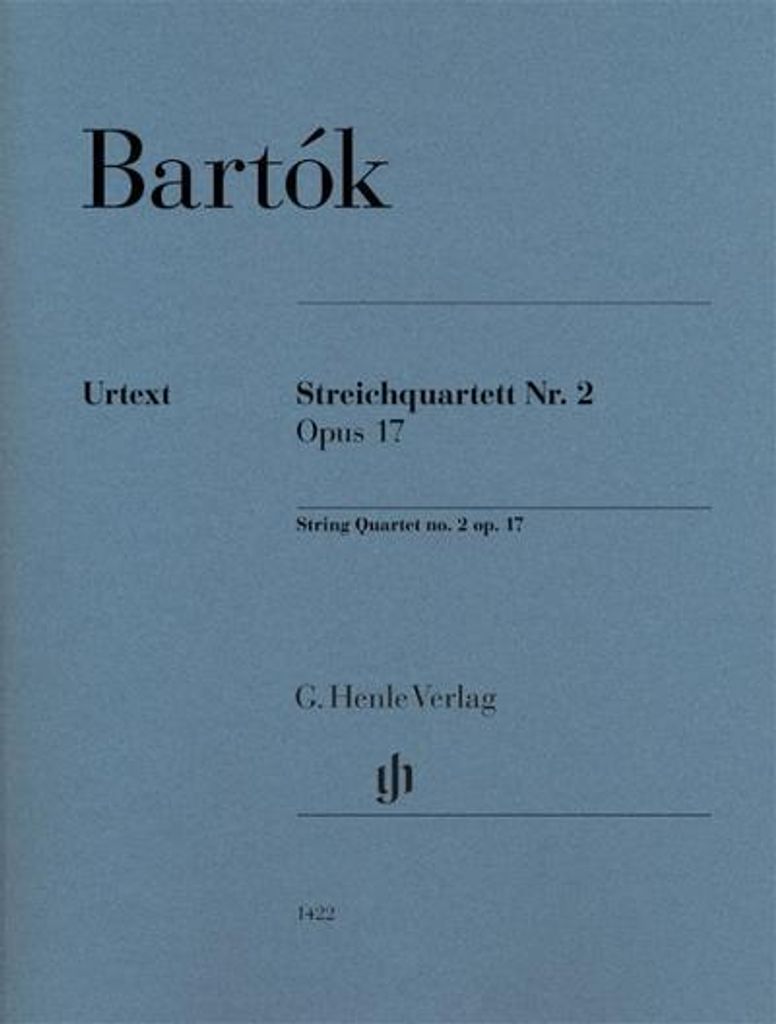 Bartók, Béla - Streichquartett Nr. 2 op. 17