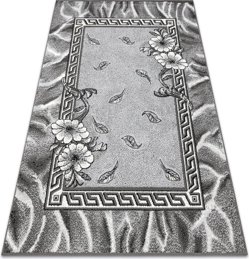 Tapis Décoratif Gris pour Chambre ou Salon Morad TRIO 140x200 cm