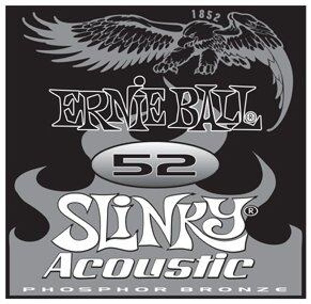 .052 umwickelte Saite Ernie Ball Earthwood Phosphor Bronze Acoustic (1852)