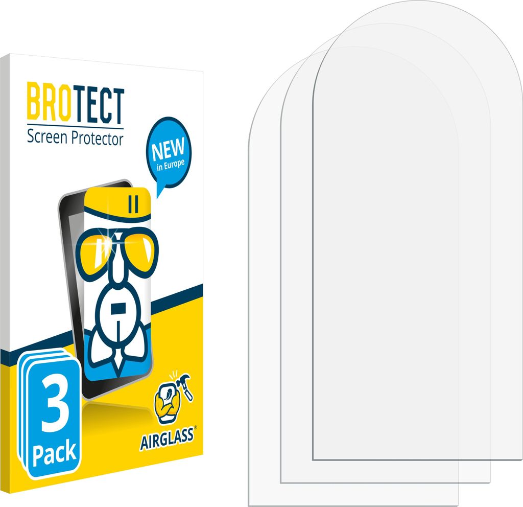 3x BROTECT Schutzglas für Egret Pro Schutzfolie Panzer Folie Glas Display Schutz klar