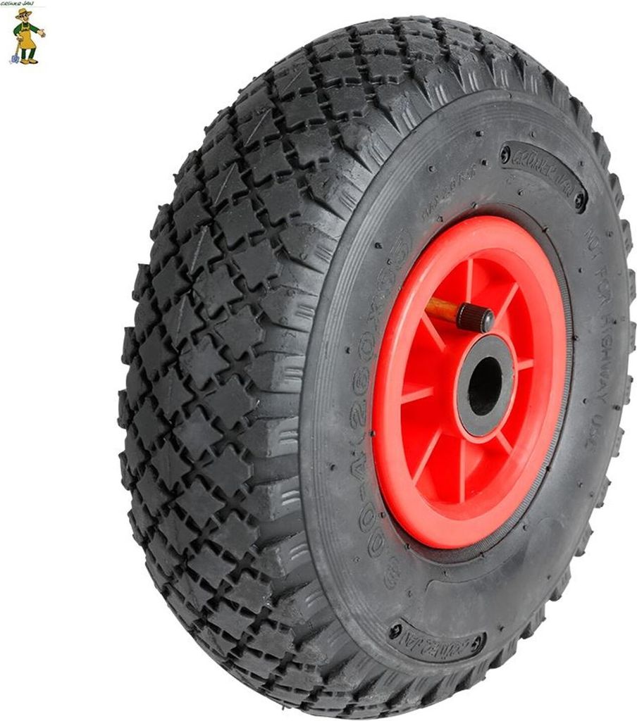 Ersatzreifen für Sackkarre Schubkarre Baukarre Bollerwagen Ersatzrad Reifen Rad