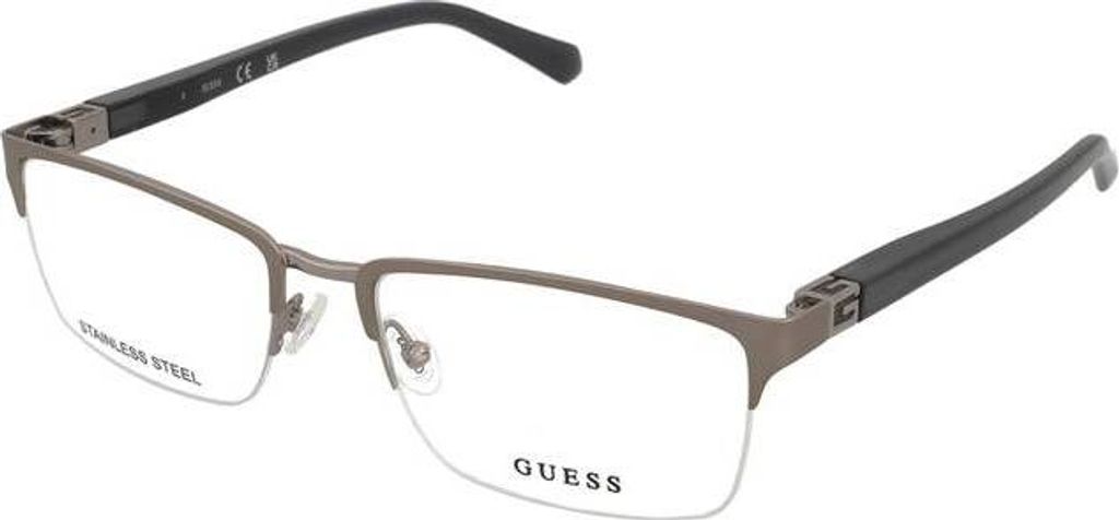 Guess GU50191 011 matte light ruthenium 56/18/145 Herren Brillen