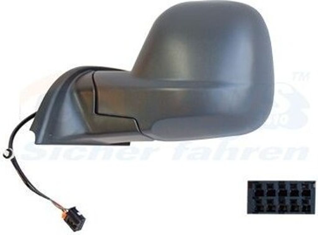 VAN WEZEL 0991805 Außenspiegel Seitenspiegel Links für OPEL Combo E Kasten / Kombi (X19) Konvex Beheizt