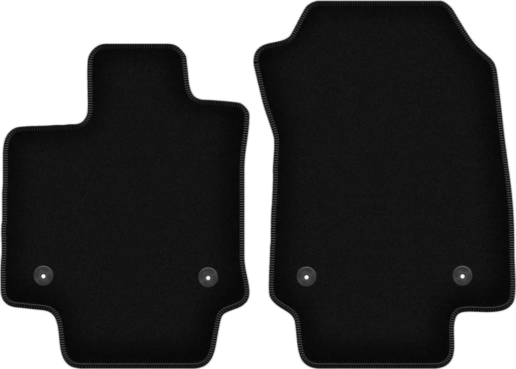 Tappetini Velluto Lexus NX II 2021- | Set 2 Pezzi Anteriori Neri