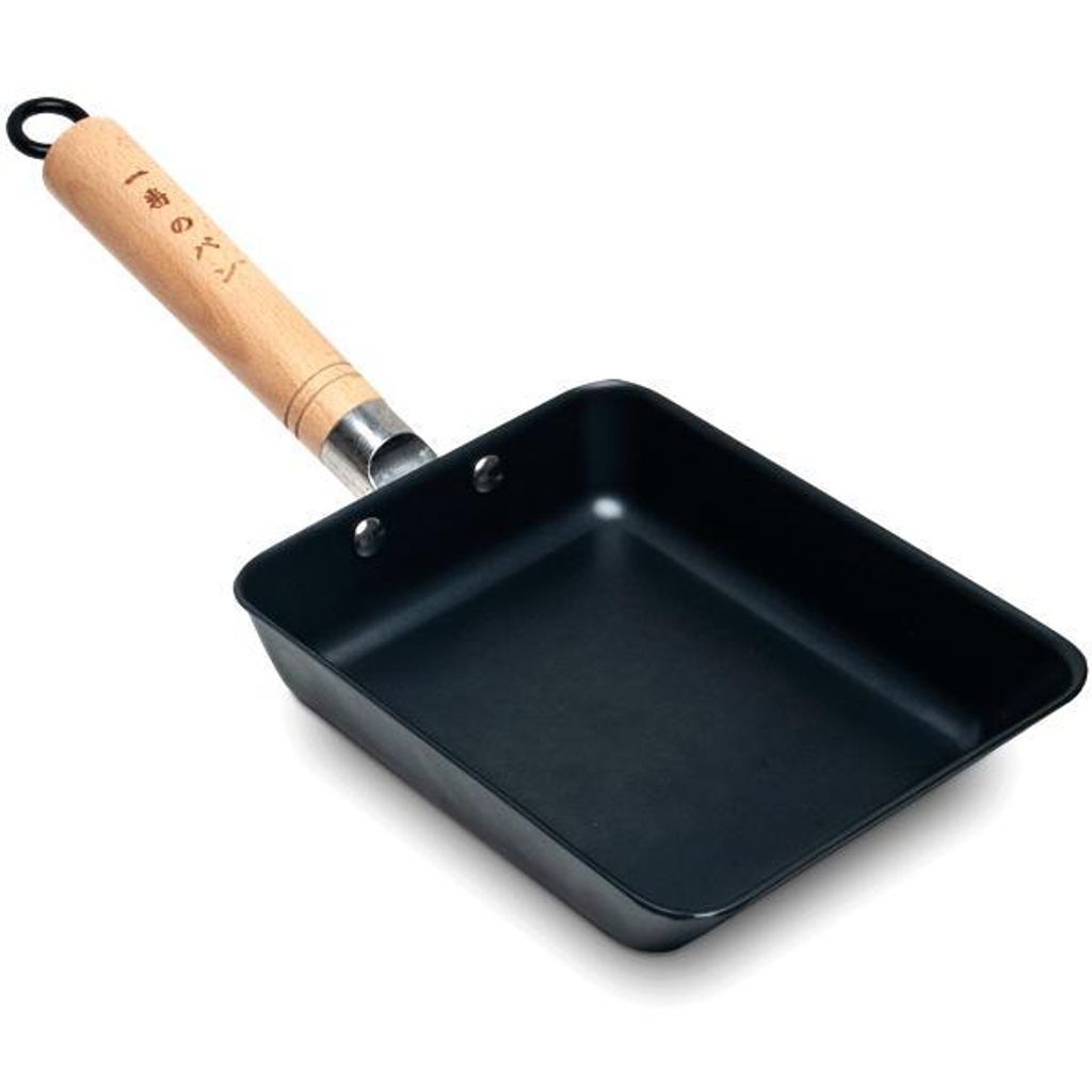 Stahlpfanne für Tamagoyaki, mittelgroß 20 x 15 cm - Emro Aziatica