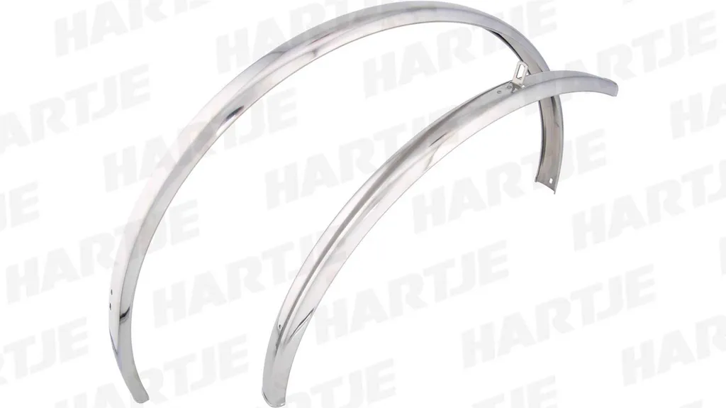 Garde-boue H. Büchel 27 x 1 1/4 Niro Sta 46mm argenté pour vélo