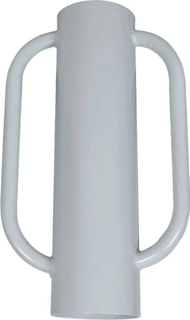 Pilon à poteau vidaXL en acier avec double poignée pour clôture