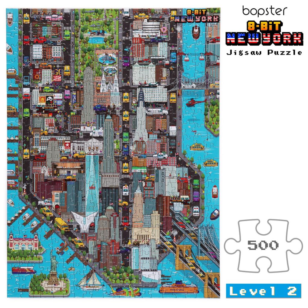 Puzzle 500 8-BIT Nowy Jork Zdjęcie produktu 