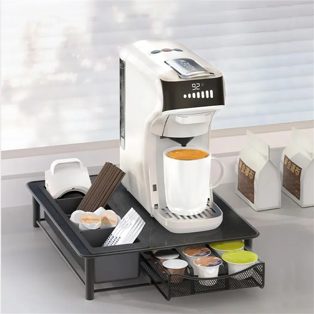 Support machine à café et rangement capsules pour gain de place - 4