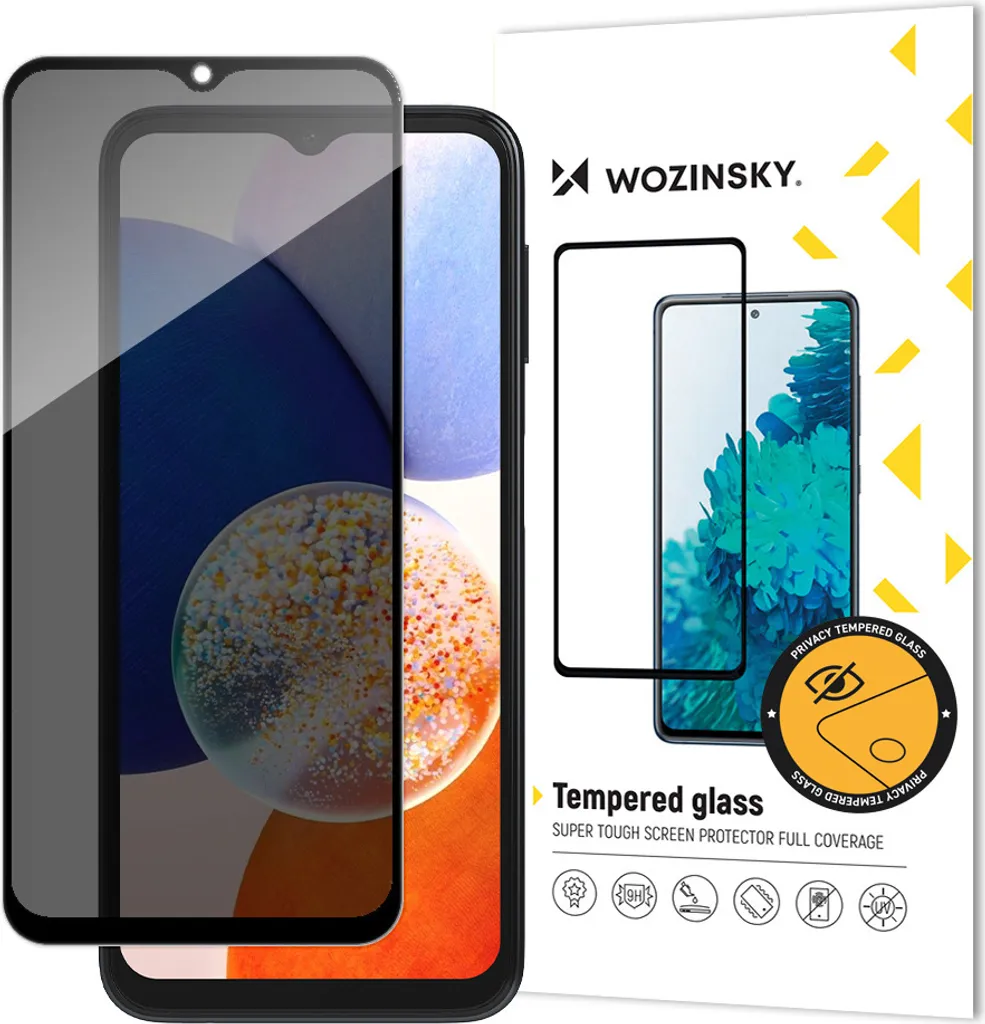 Vetro Temperato Privacy Samsung A14 5G Wozinsky - Anti Peeping
