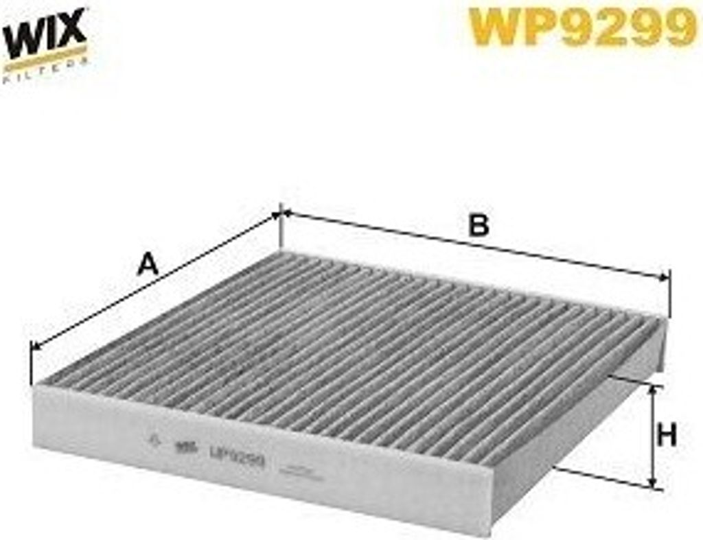 WIX FILTERS WP9299 Innenraumfilter Pollenfilter für HYUNDAI SANTA FÉ II (CM) Aktivkohle