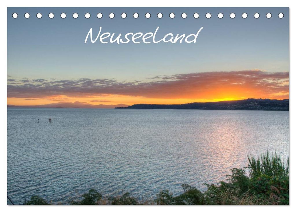 Neuseeland (Tischkalender 2027 DIN A5 quer), CALVENDO Monatskalender