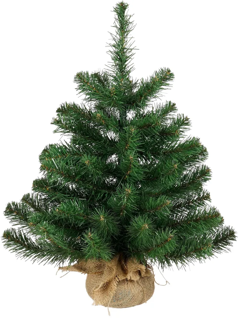 Sapin de Noël de table Alpine 60 cm idéal pour petits espaces et bureaux
