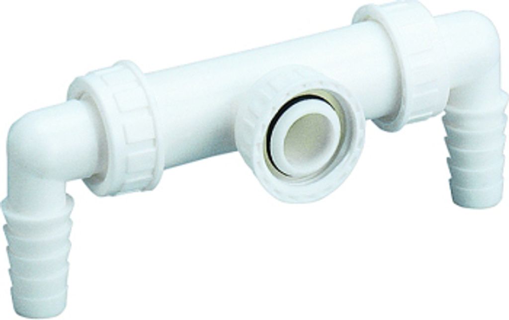 Dallmer Waschgeräte-Doppelanschluss für Waschgeräte-Siphon HL 400 1