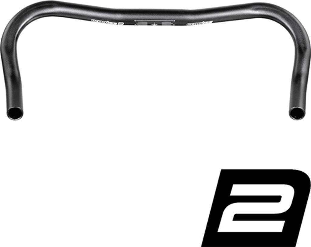 Ergotec Bügel FIXIE HORN BAR, 12°, Ø = 25,4mm, Aluminium, Produktbild 