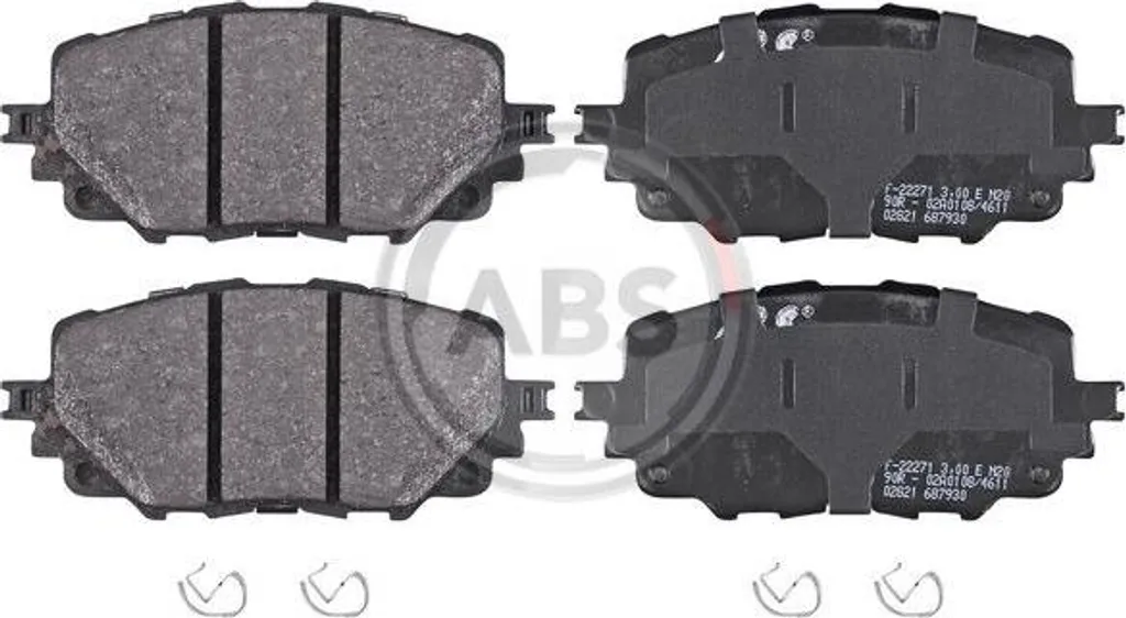 Kit freinage pour Mazda MX-5 IV et 124 Spider - Plaquettes A.B.S. 35126 OE