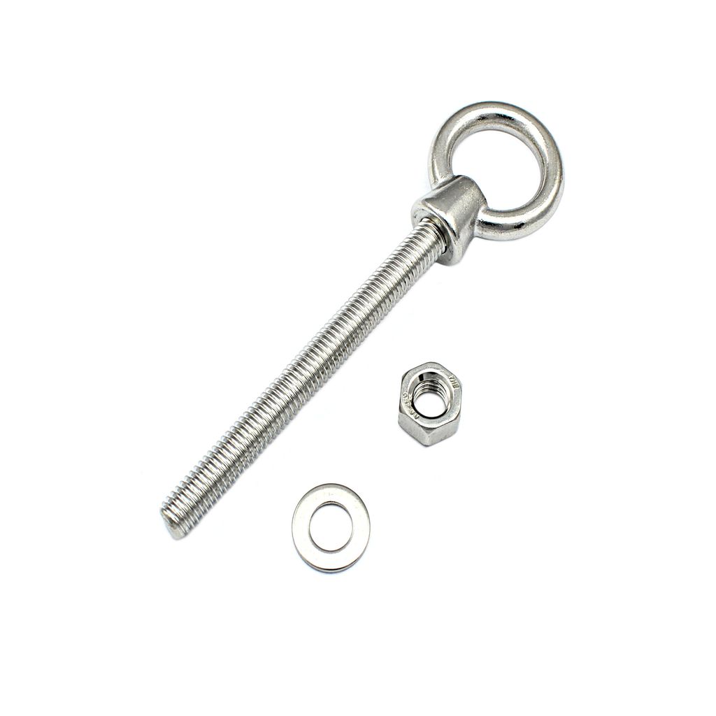 2 Ringschrauben Augbolzen Edelstahl M6 x 40mm Schraub Öse