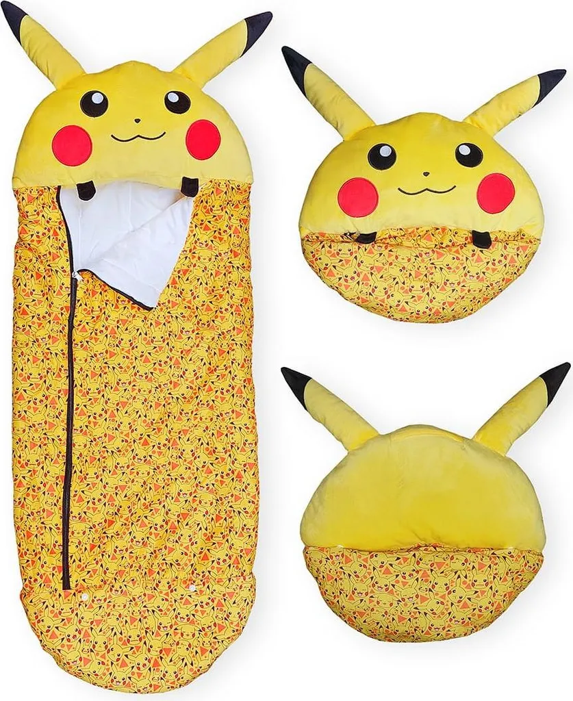 Sacco a Pelo Pikachu Originale Pokémon - Edizione Comfort per Bambini