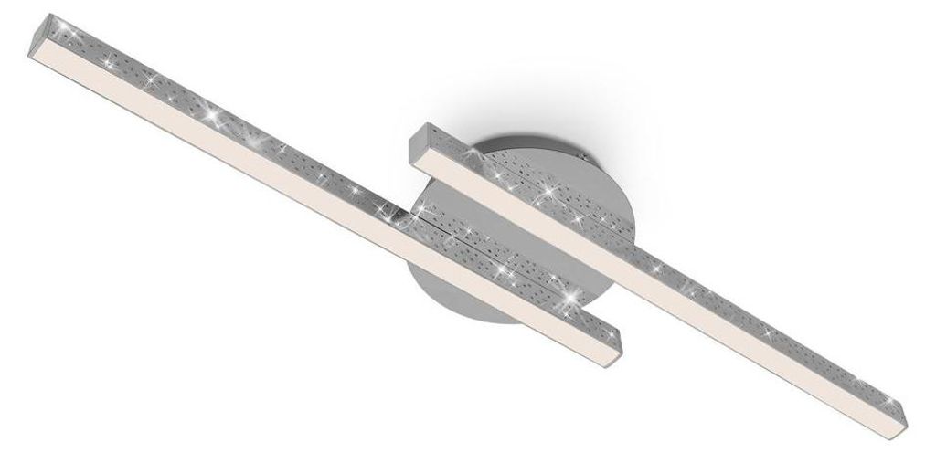 LED Deckenleuchte Wandleuchte Glitzerffekt 2-flammig 10,5W Produktbild 