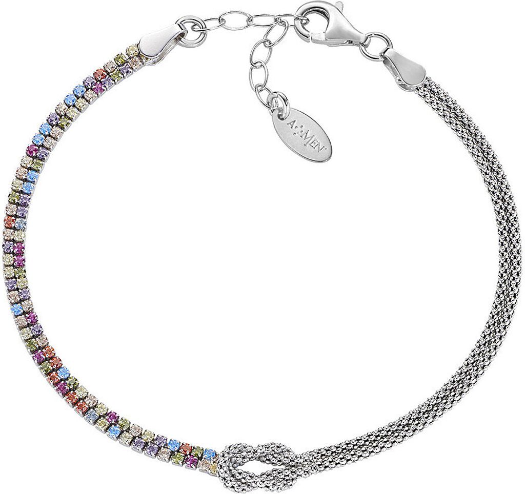 Armbanden Amen Silber Kollektion Nodo D'amore - frau