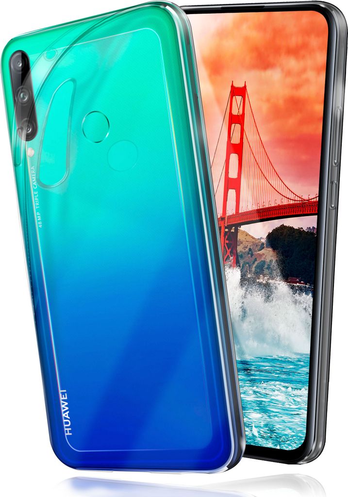 AERO-Case für Huawei P40 Lite E, Farbe:Crystal-Clear