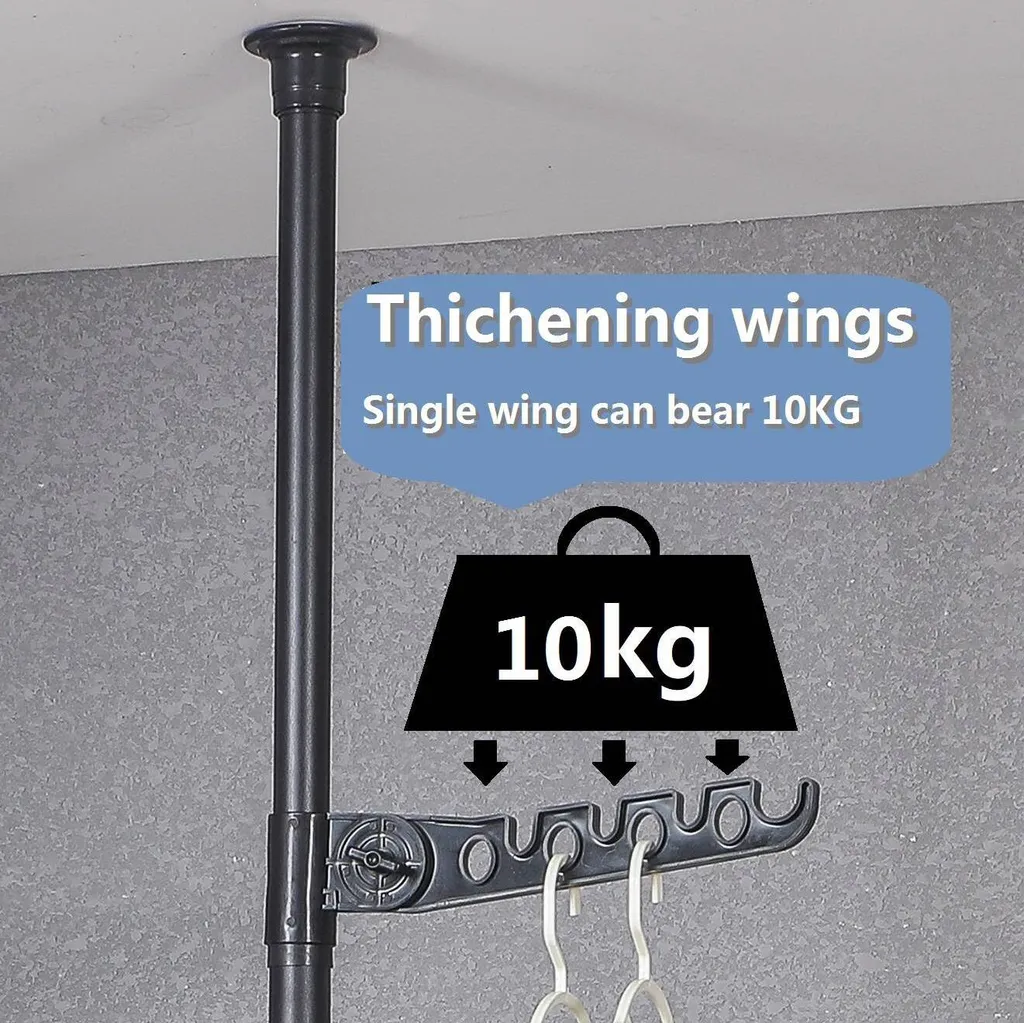 Dressing vertical sans perçage pour chambre et studio réglable en blanc