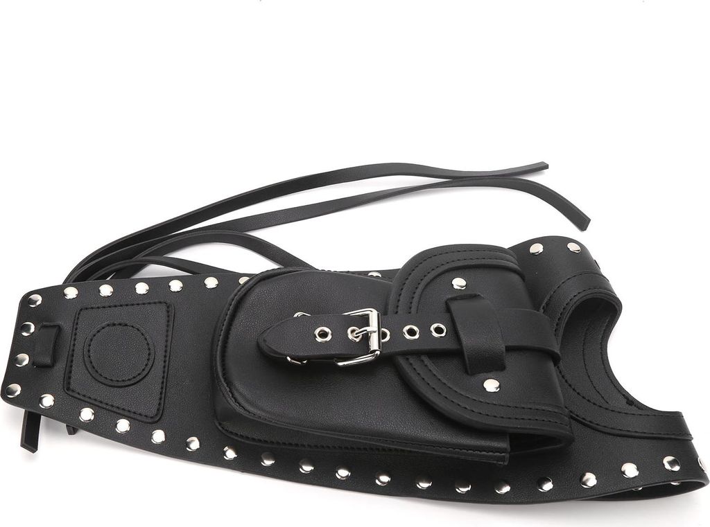 Motorrad -Kraftstoff -Tank -Beutel -Beutelabdeckung Schwarzes künstliches Leder für XLX1000 XL1200X XLH883