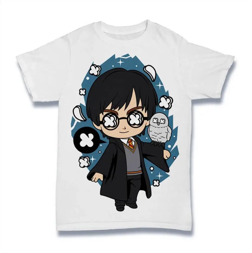Herren Grafik T-Shirt Fiktive Figur - Zaubererjunge - Roman – Fictional Character - Boy Wizard - Novel – Öko-Verantwortlich Vintage Jahrgang K...