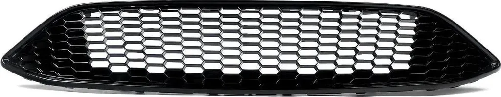 Grille de pare-chocs avant en nid d'abeille noir brillant universelle