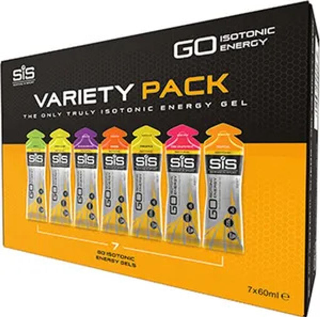 Science in Sport GO Isotonic Energy Gel 7 x 60ml Vegan - Obrázek produktu 
