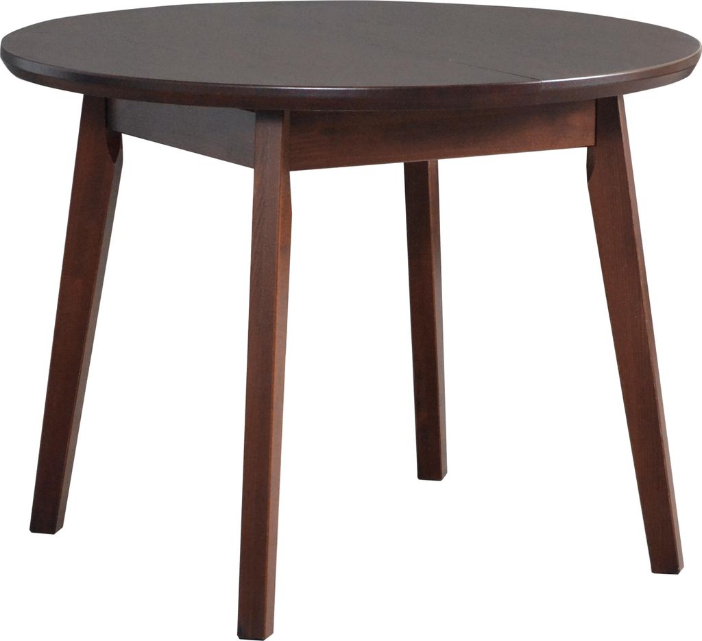Esstisch Oslo Nussbaum ausziehbar klappbar 100x100-130 cm