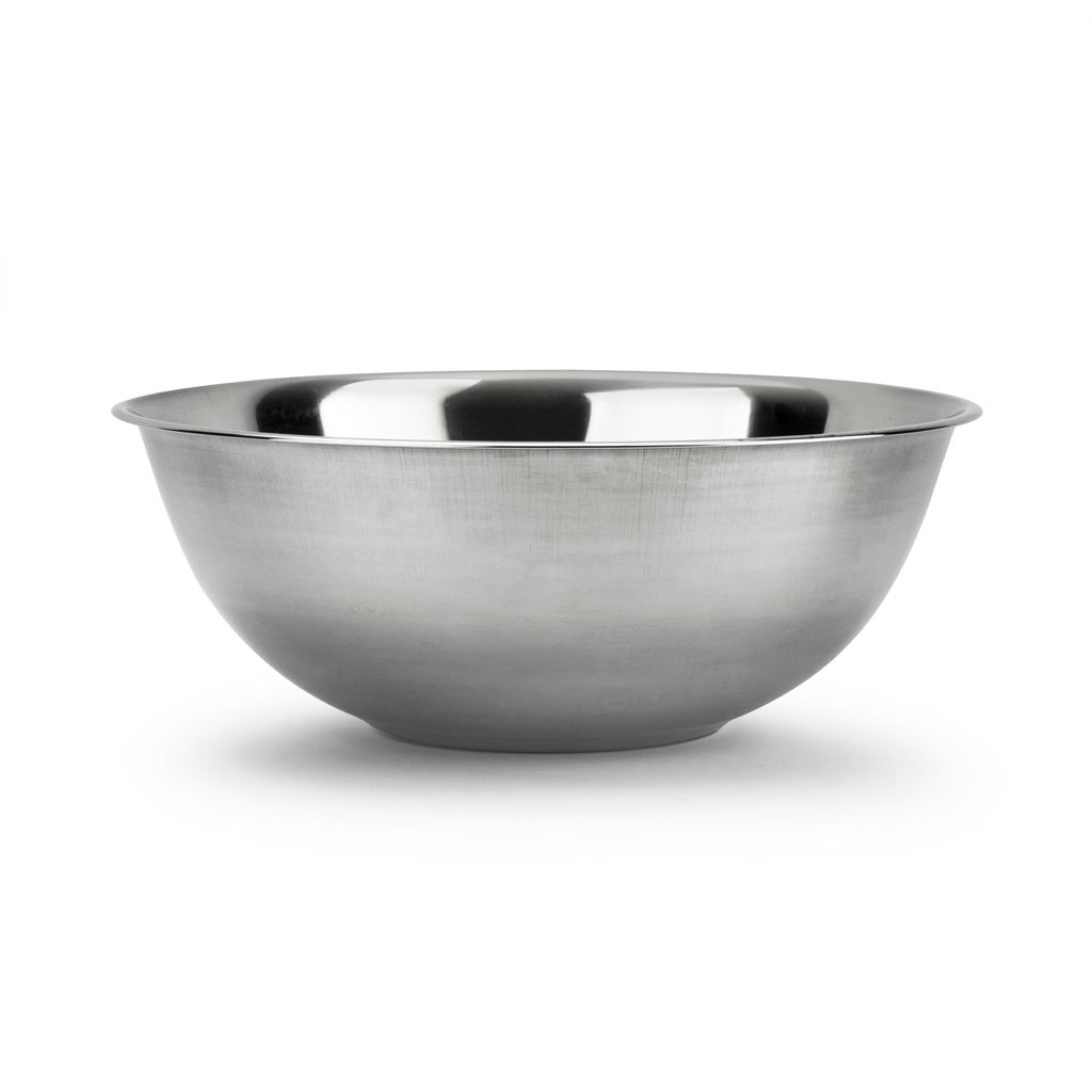 schale hoch 32cm Durchmesser aus Edelstahl Produktbild 