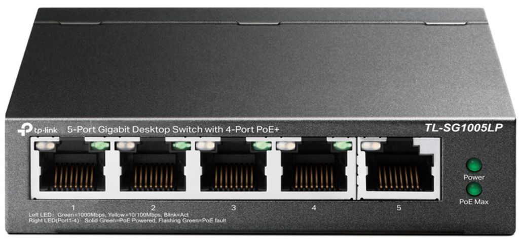5-portový gigabitový stolový prepínač TP-Link so 4-portovým Obrázok produktu 