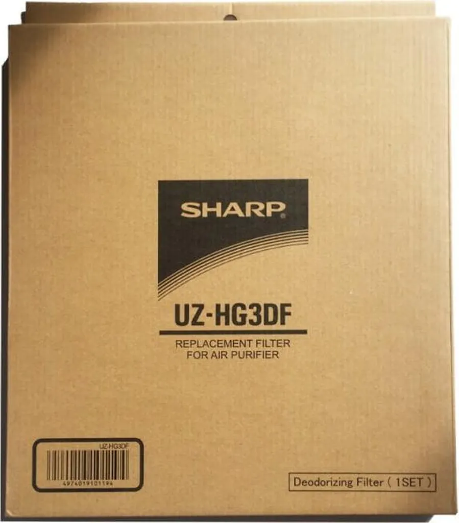 Filtre Sharp UZ-HG3DF charbon actif haute densité pour HG30 et F32
